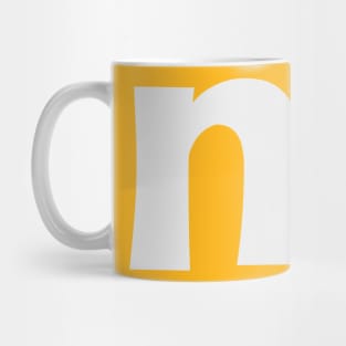 Letter M Lower Case m Alphabet T-shirt T-Shirt T-Shirt Mug